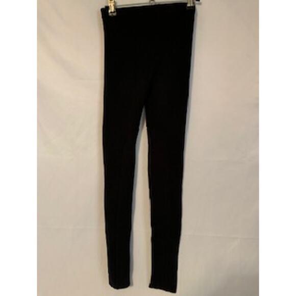 BCBG Max Azria Small Ribbed Black Riding Style Legging Ranch Western Wear - Picture 2 of 6